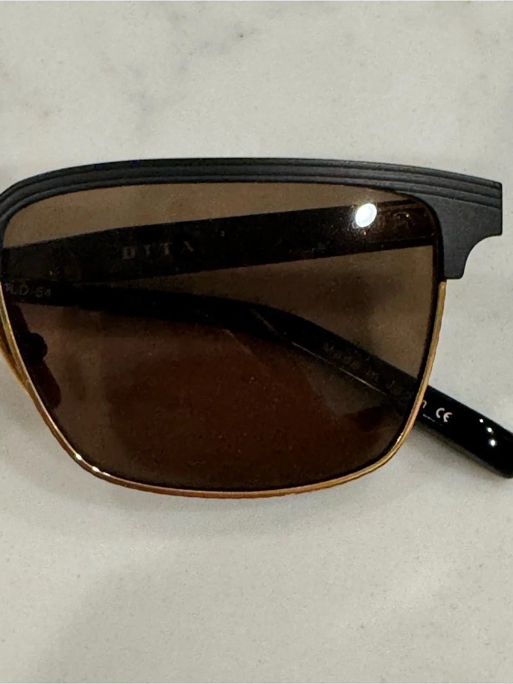 DITA Aristrocat black and gold Sunglasses